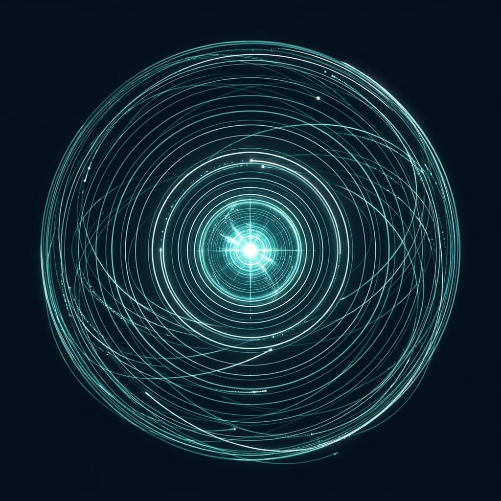 Abstract precision sphere representing engineered performance systems